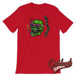 Lade das Bild in den Galerie-Viewer, Garage Punk Clothing: Undead Cool Zombie Tee Shirt Red / S Shirts
