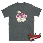 Lade das Bild in den Galerie-Viewer, Hey Cuntmuffin T-Shirt | Cunt Muffin Shirts Dark Heather / S
