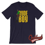 Load image into Gallery viewer, Jamaican Rude Boy T-Shirt Navy / Xs Shirts
