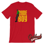 Lade das Bild in den Galerie-Viewer, Jamaican Rude Boy T-Shirt Red / S Shirts
