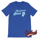 Load image into Gallery viewer, Keep The Faith Northern Soul Fist 4 T-Shirt Heather True Royal / S Shirts
