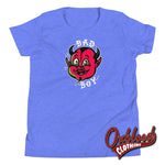 Load image into Gallery viewer, Kids Bad Boy Youth Short Sleeve T-Shirt - Little Devil Heather Columbia Blue / S Youths
