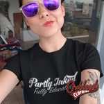 Lade das Bild in den Galerie-Viewer, Ladies Partly Inked Fully Educated T-Shirt - Womens Tattoo Tee Shirts
