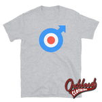 Load image into Gallery viewer, Mod Target T-Shirt - Retro Raf Roundel British Logo Mods Arrow Sport Grey / S Shirts
