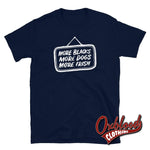 Cargar imagen en el visor de la galería, More Blacks Dogs Irish T-Shirt - Anti-Racist Shirt Navy / S
