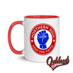 Load image into Gallery viewer, Northern Soul Mug With Red Color Inside
