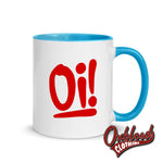 Load image into Gallery viewer, Oi! Mug With Color Inside Blue

