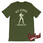 Cargar imagen en el visor de la galería, Old School Hooligan T-Shirt Olive / S Shirts
