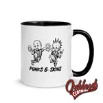 Load image into Gallery viewer, Punks &amp; Skins United Mug With Color Inside - Misstake Tattoo Black
