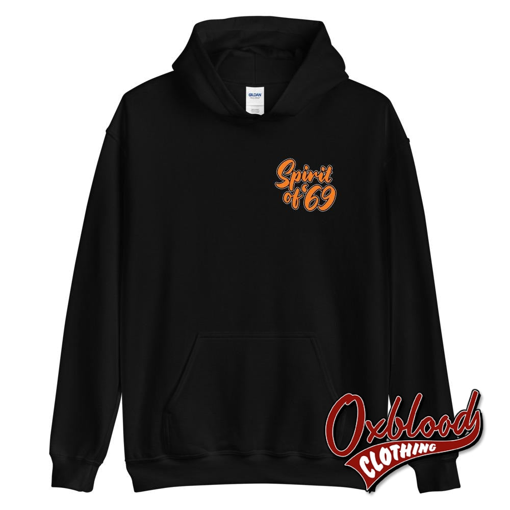 Razors And Records 69 Hoodie - Spirit Of Clothing Black / S