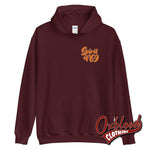 Load image into Gallery viewer, Razors And Records 69 Hoodie - Spirit Of Clothing Maroon / S
