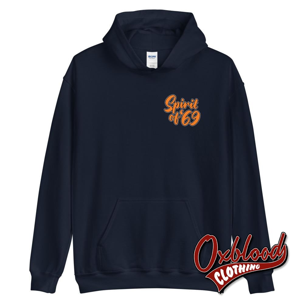Razors And Records 69 Hoodie - Spirit Of Clothing Navy / S