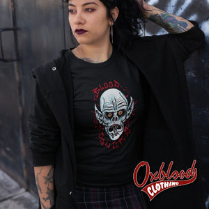 Sexy Goth Blood Sucka Horror Movie Vampire Dracula / Nosferatu T-Shirt Shirts