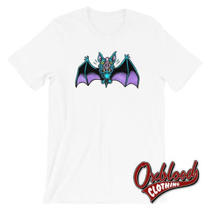Sexy Vampire Bats Fangs Dracula Bite Me Shirt - Classic Horror White / Xs Shirts