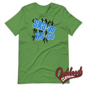 Ska-Au-Go-Go T-Shirt - Skinhead Reggae Clothing Uk Style Leaf / S Shirts