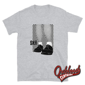 Skanking Reggae Ska Girl T-Shirt Sport Grey / S Shirts