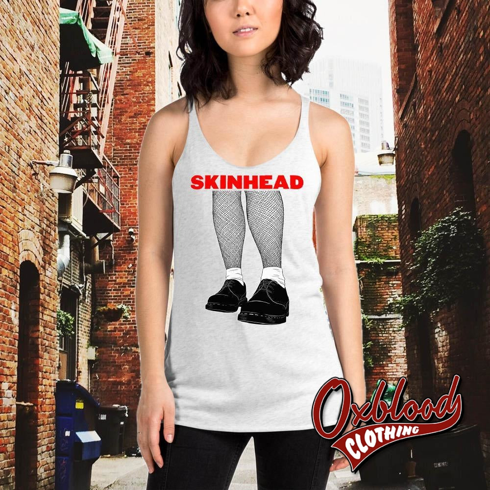 Skinhead Girl Womens Racerback Tank Top