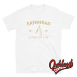 Load image into Gallery viewer, Skinhead Razor - A Way Of Life T-Shirt White / S Shirts
