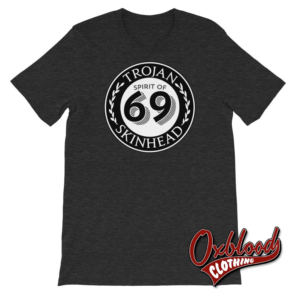 Spirit Of 69 Skinhead Laurel T-Shirt Dark Grey Heather / Xs Shirts
