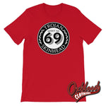 Cargar imagen en el visor de la galería, Spirit Of 69 Skinhead Laurel T-Shirt Red / S Shirts
