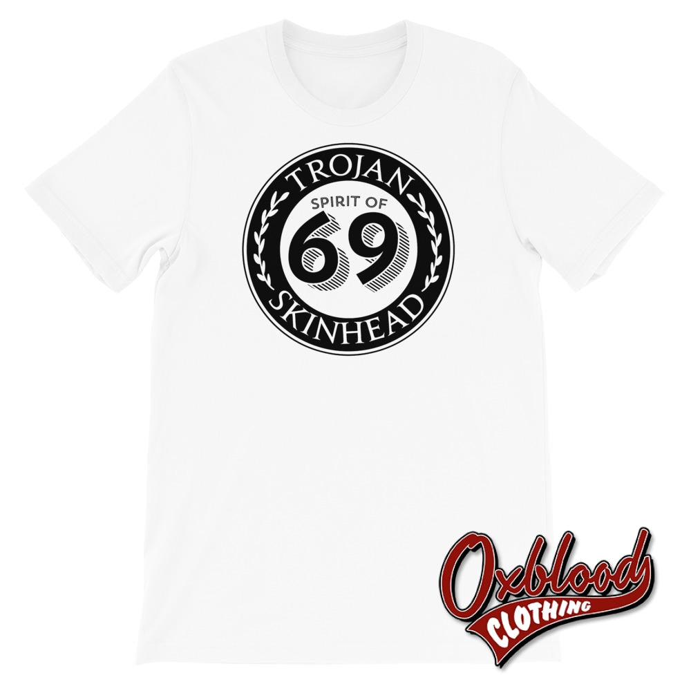 Spirit Of 69 Skinhead Laurel T-Shirt White / Xs Shirts