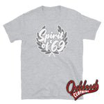 Cargar imagen en el visor de la galería, 2-Tone Spirit Of 69 T-Shirt - Two Tone Ska Clothing Sport Grey / S
