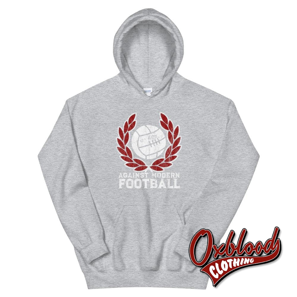 Stand Against Modern Football Hoodie - Amf Shirts Sport Grey / S