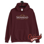 Load image into Gallery viewer, Traditional Skinhead Hoodie - 1969 Clothing Maroon / S
