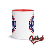 Lade das Bild in den Galerie-Viewer, Traditional Skinhead Mug With Color Inside - Spirit Of 1969 Oxblood Clothing
