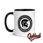 Load image into Gallery viewer, Trojan Skinhead Mug With Color Inside
