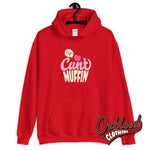 Load image into Gallery viewer, Unisex Hey Cuntmuffin Hoodie Red / S
