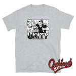 Lade das Bild in den Galerie-Viewer, Unity Shirt - Oi To The World T-Shirt The Vigilante Sport Grey / S Shirts
