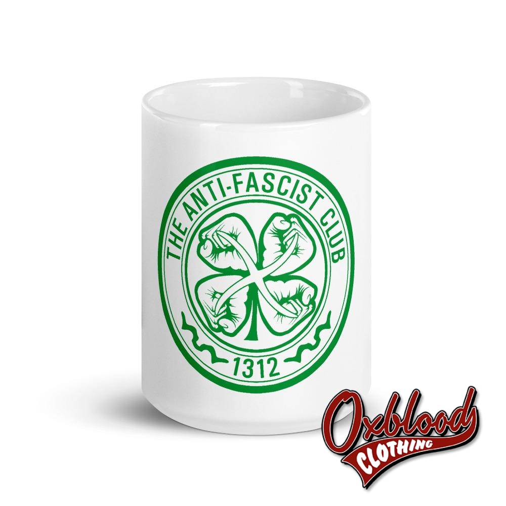 White Celtic The Anti-Fascist Club Mug Mugs