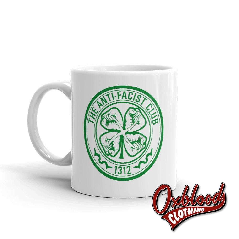 White Celtic The Anti-Fascist Club Mug