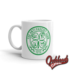 White Celtic The Anti-Fascist Club Mug Mugs