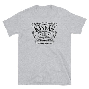 White Original Banyan Whiskey T-Shirt Sport Grey / S