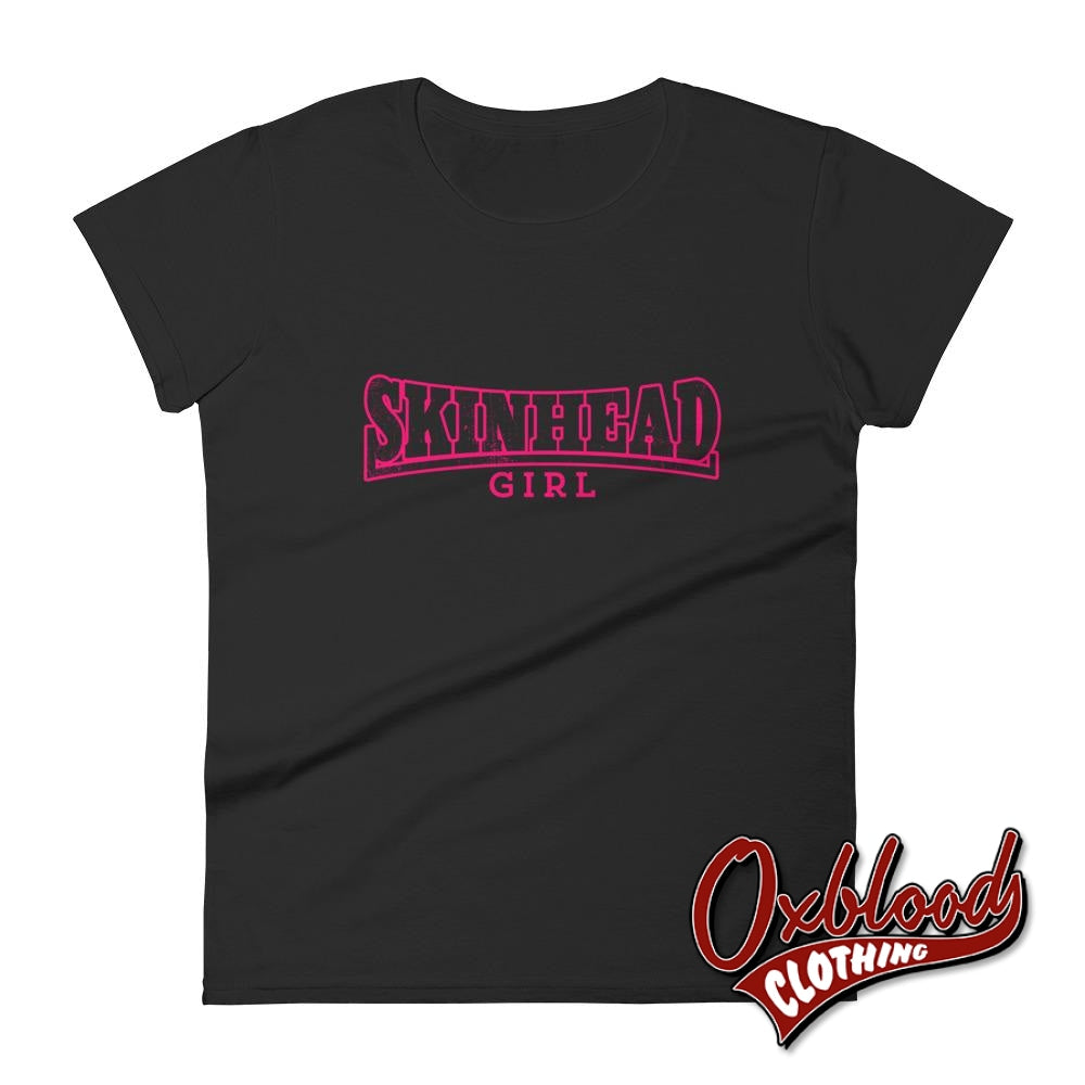 Womens Skinhead Girl Short Sleeve T-Shirt Black / S Shirts